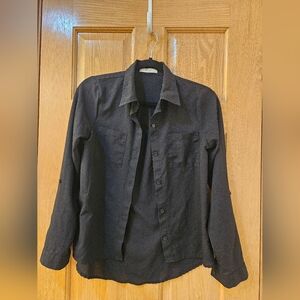 Black Button Down